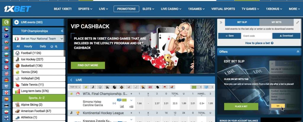 1xbet mobile